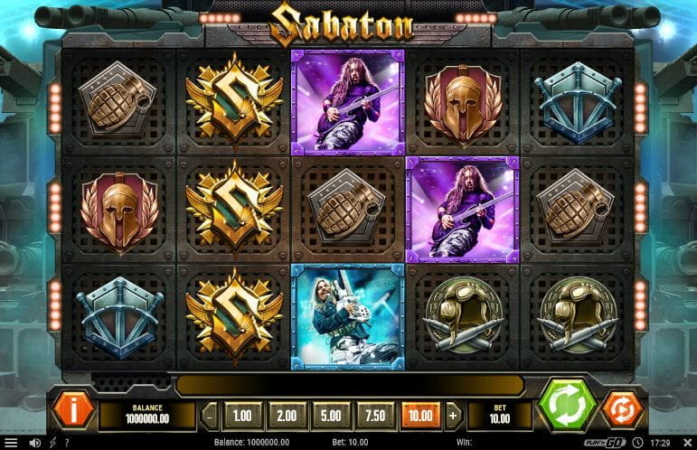 Sabaton Spielautomat