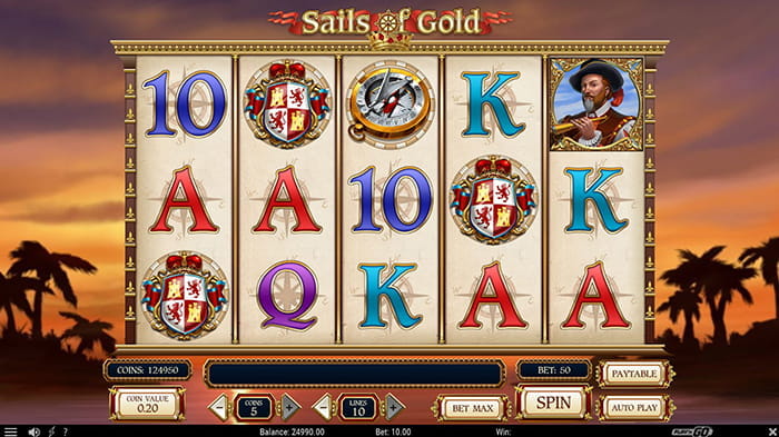 Sails of Gold Spielautomat