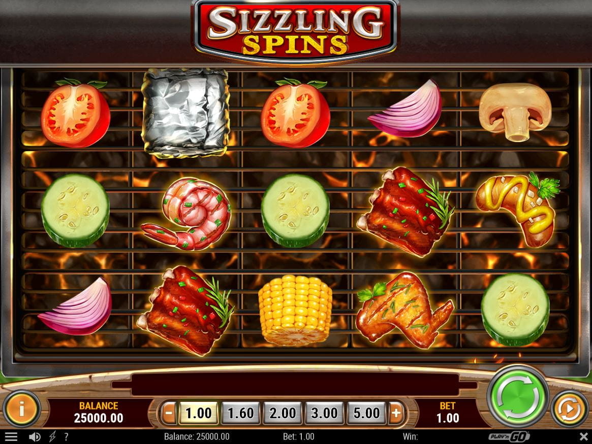 Sizzling Spins Spielautomat