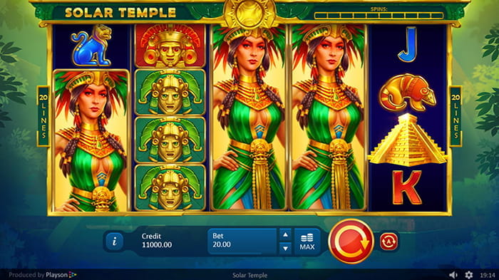 Solar Temple Spielautomat