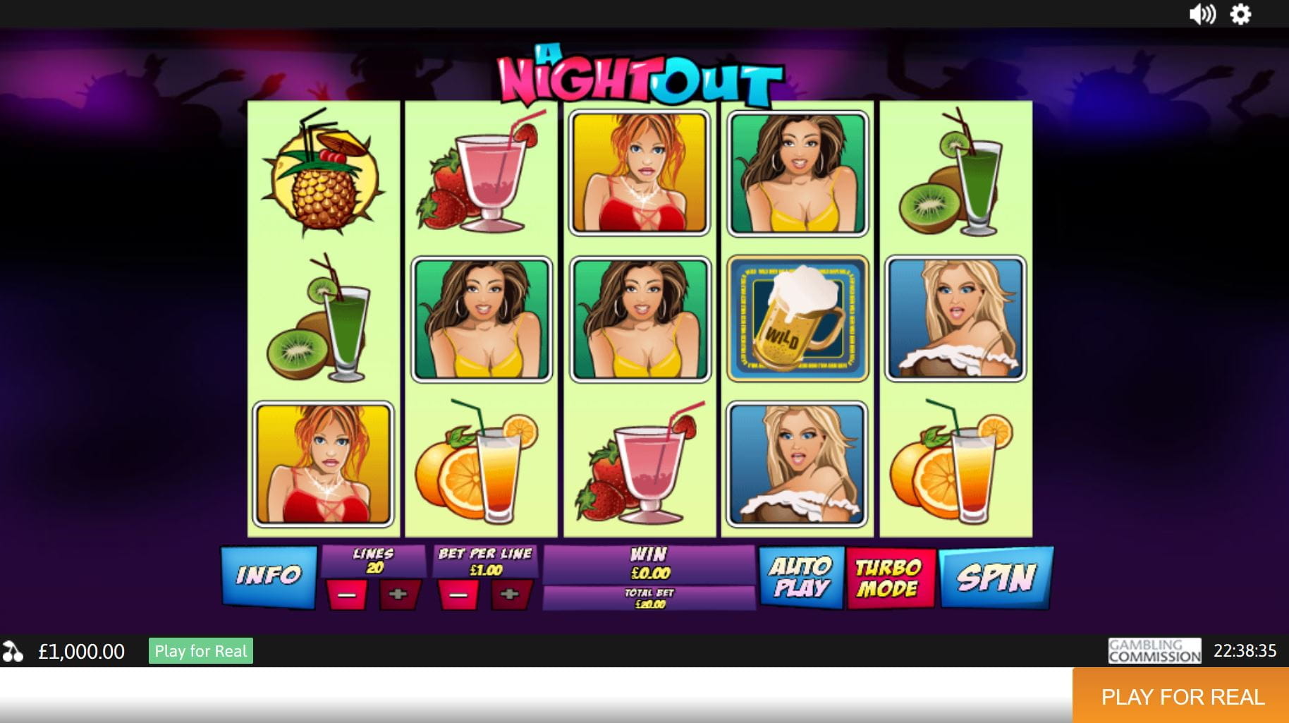 A Night Out Spielautomat