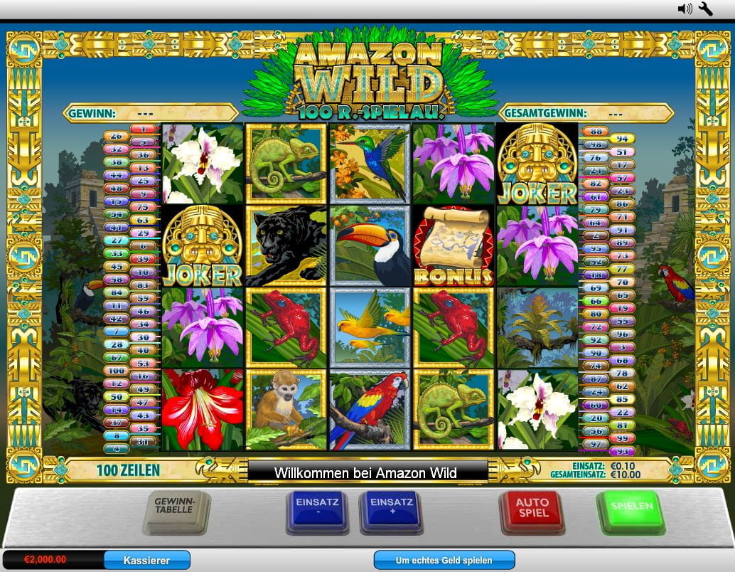 Amazon Wild Spielautomat