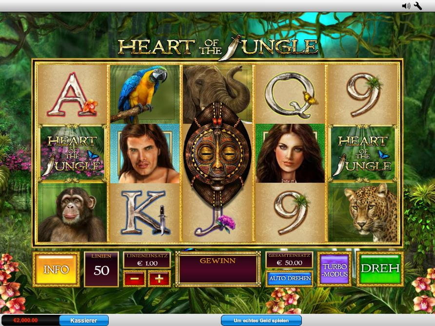 Heart of the Jungle Spielautomat
