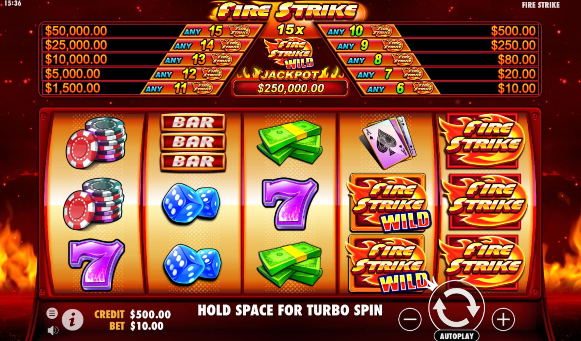Fire Strike Online Spielautomat