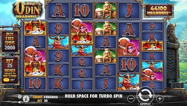 Fury of Odin Megaways Online Spielautomat