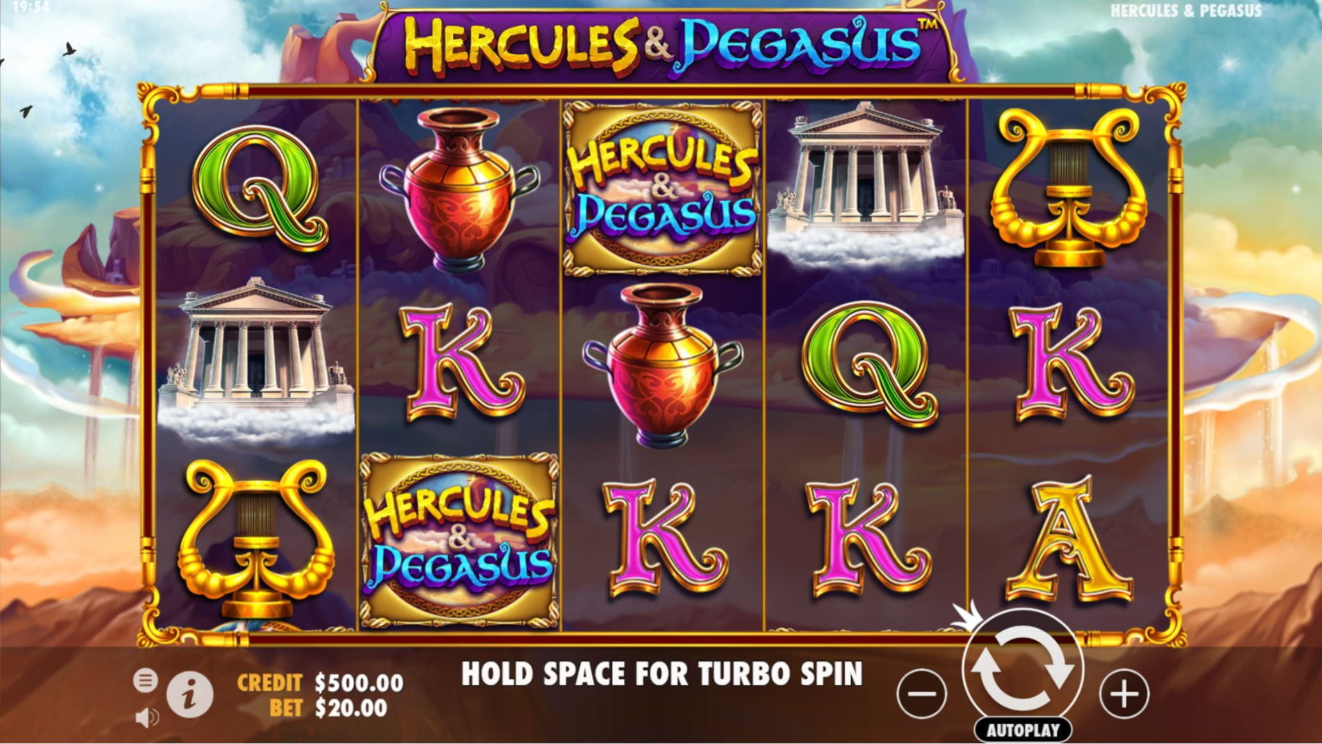 Hercules and Pegasus Online Spielautomat