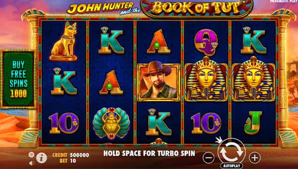 John Hunter And The Book Of Tut Online Spielautomat