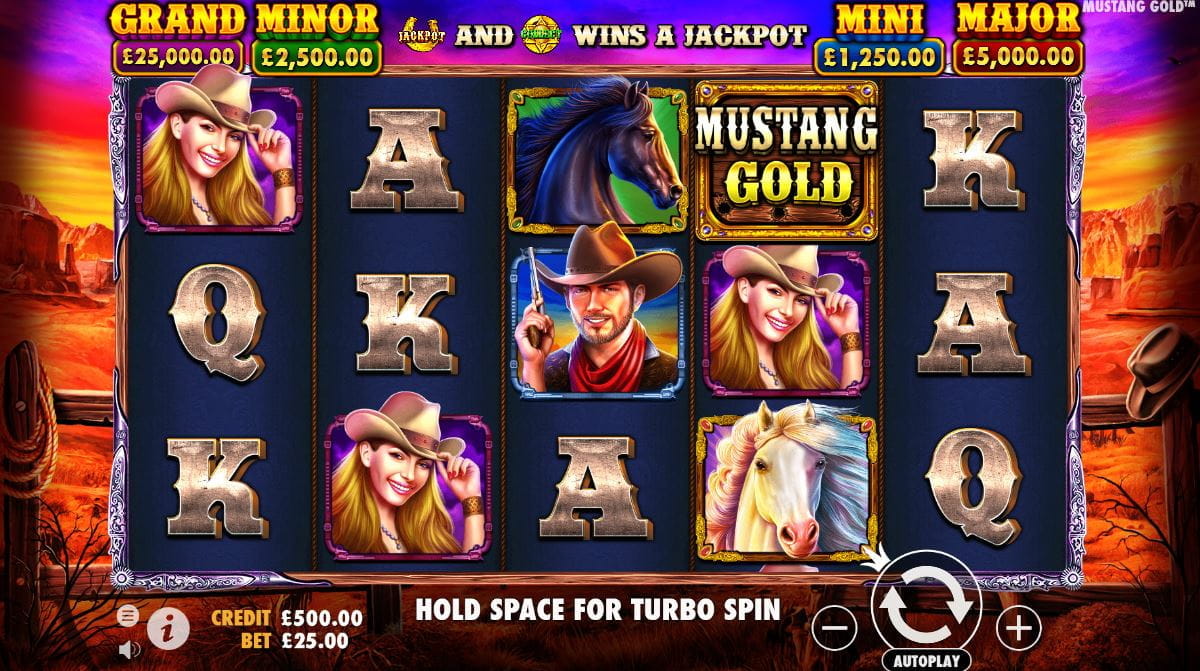 Mustang Gold Online Spielautomat