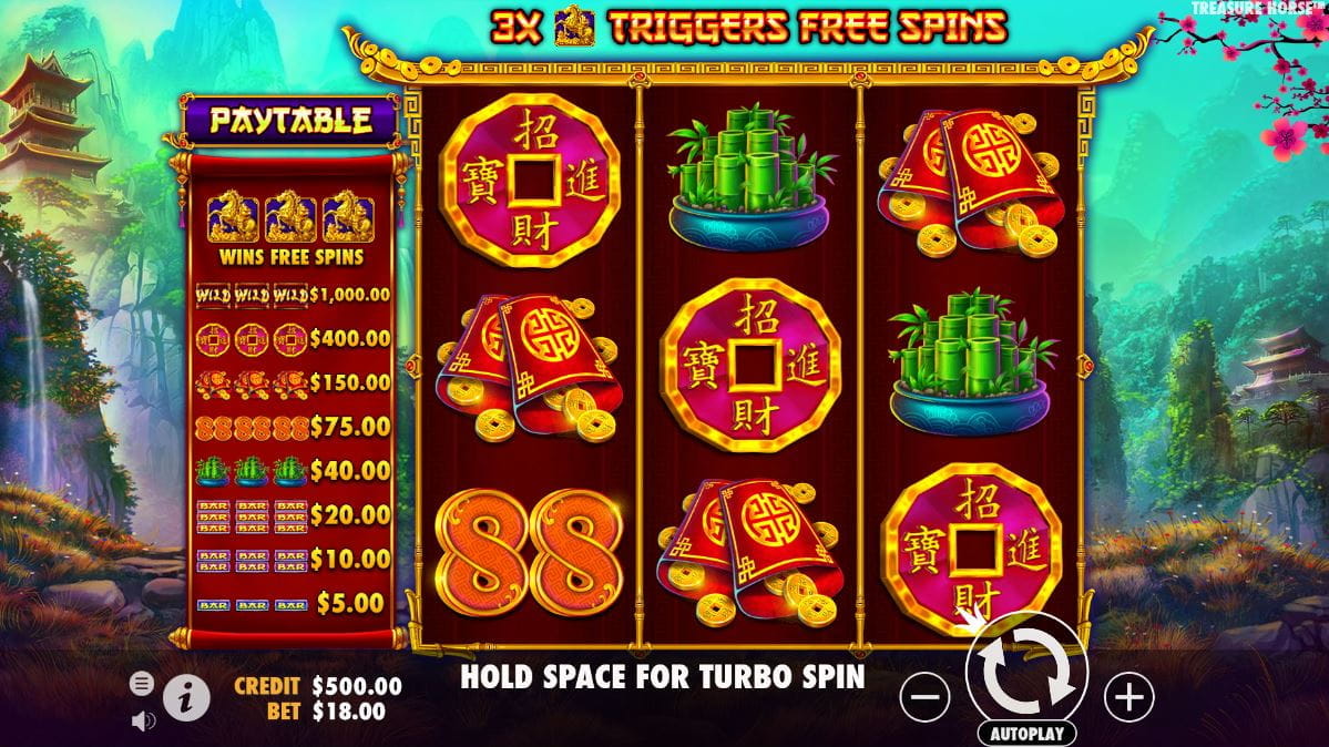 Treasure Horse Online Spielautomat