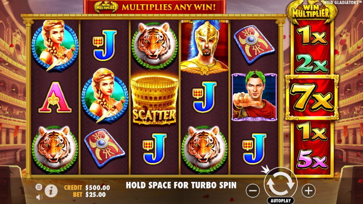Wild Gladiators Online Spielautomat