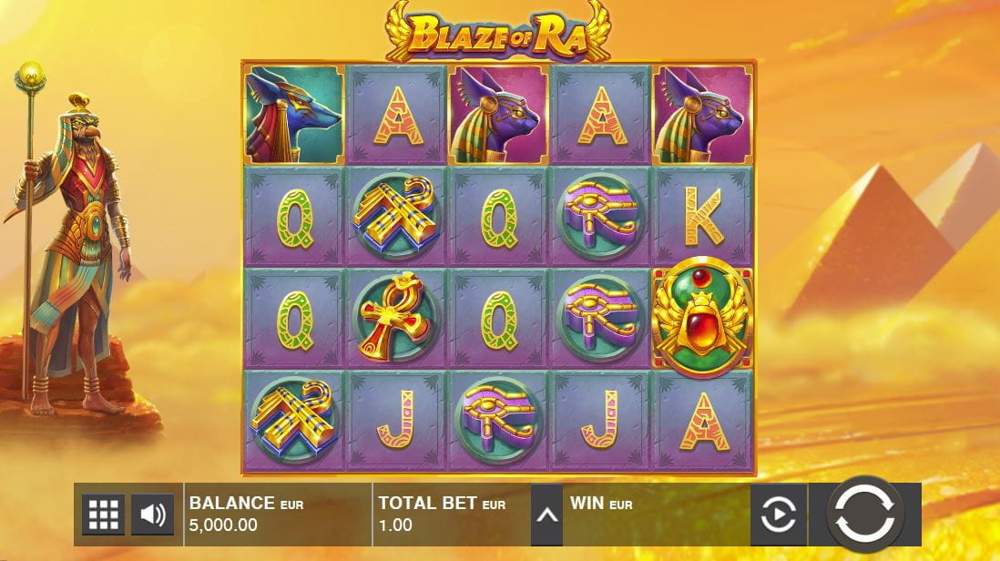 Blaze of Ra Online Spielautomat