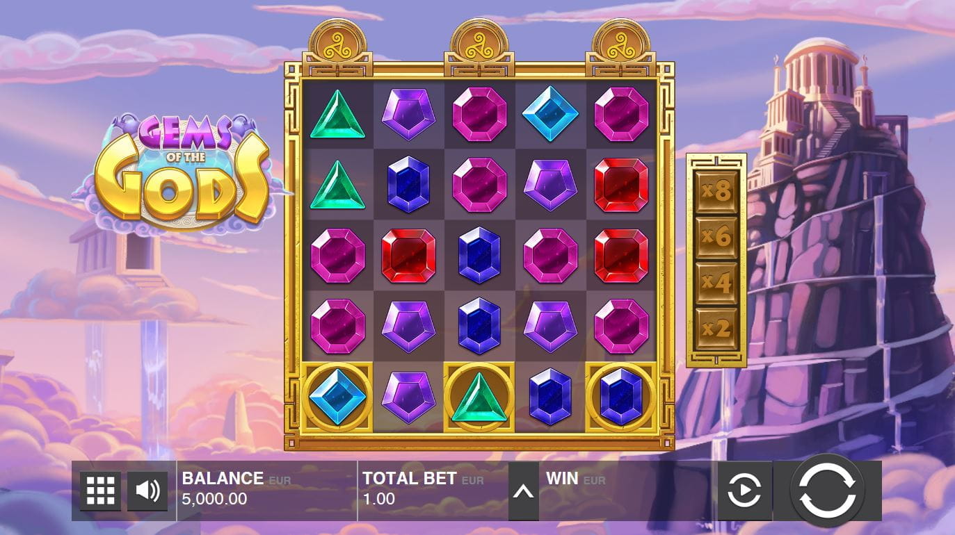 Gems of the Gods Online Spielautomat