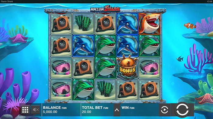 Razor Shark Online Spielautomat