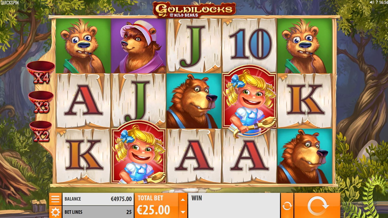 Goldilocks And The Wild Bears Spielautomat