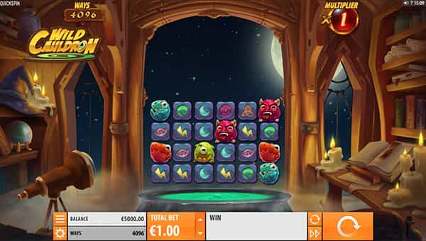 Wild Cauldron Online Spielautomat
