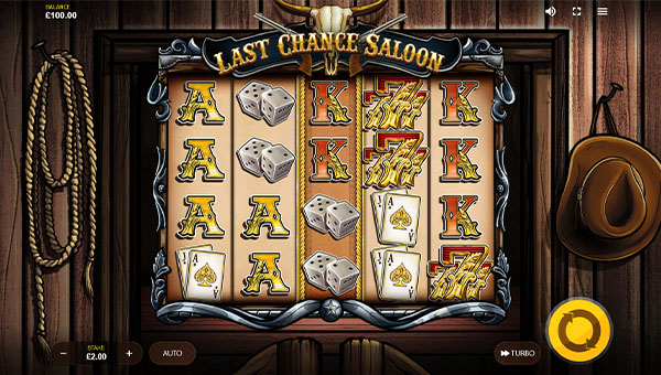 Last Chance Saloon Online Spielautomat