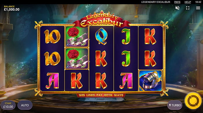 Legendary Excalibur Online Spielautomat