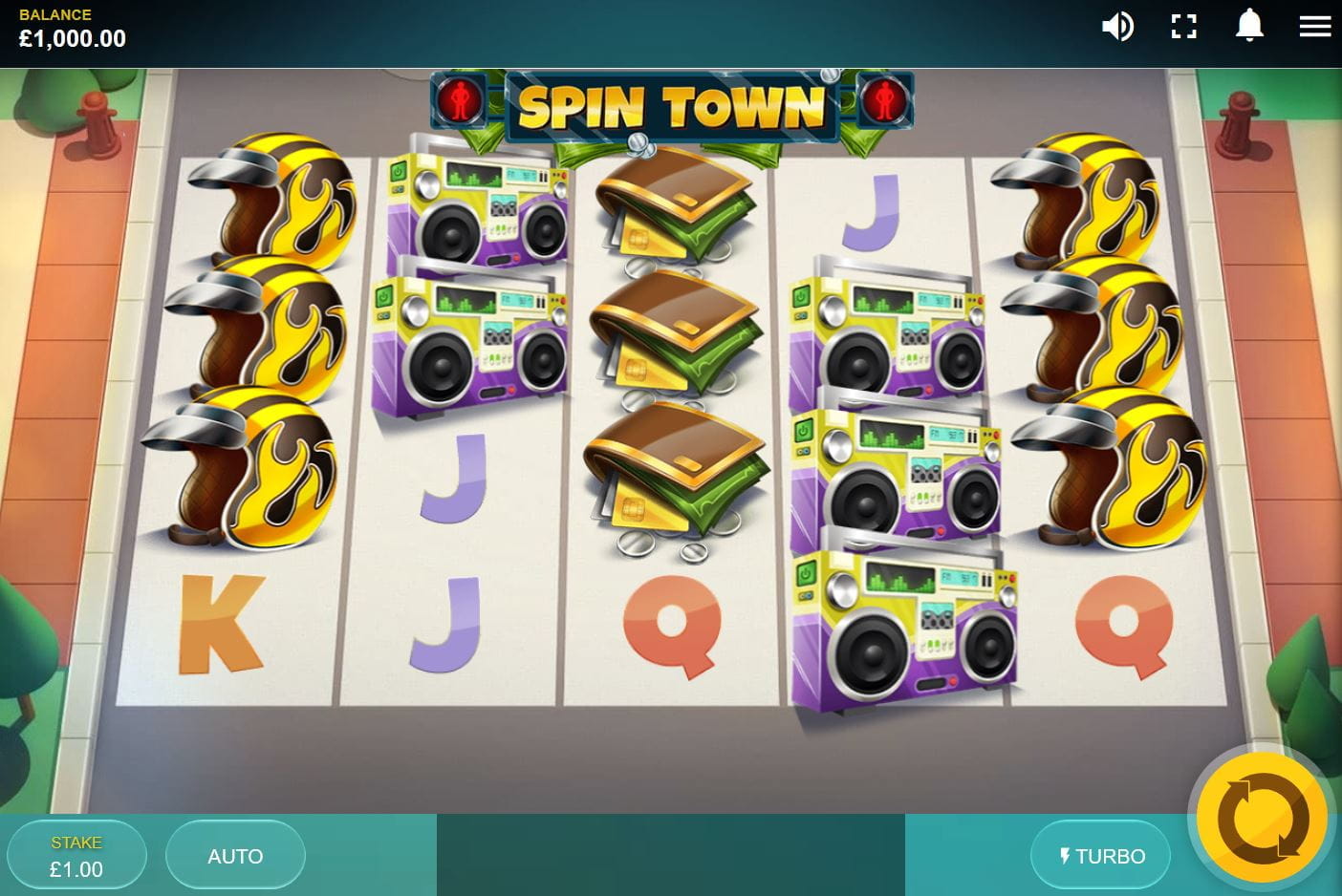 Spin Town Online Spielautomat