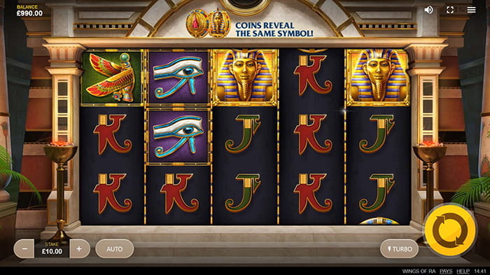 Wings of Ra Online Spielautomat