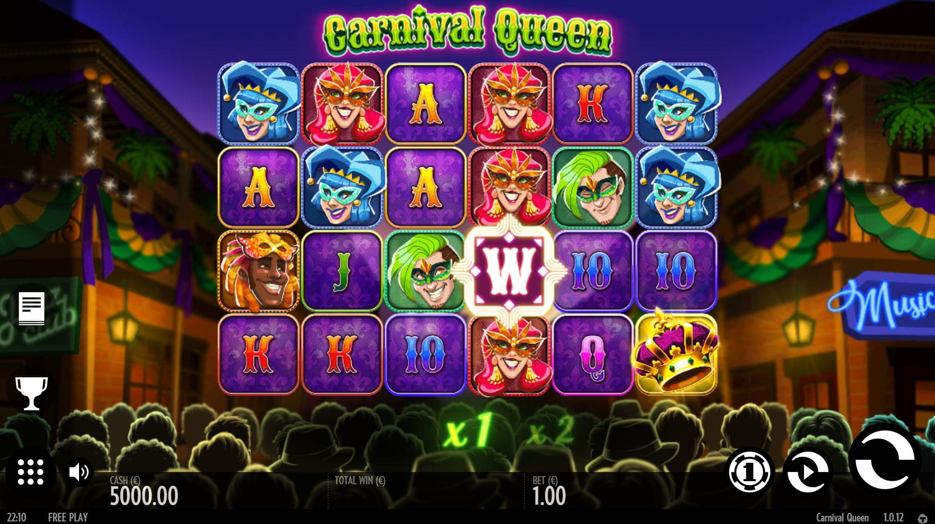 Carnival Queen Online Spielautomat