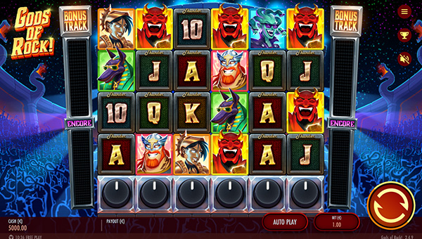Gods of Rock Online Spielautomat