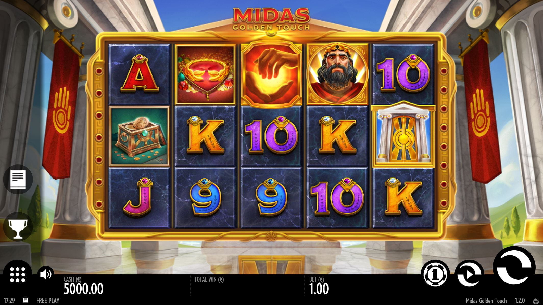 Midas Golden Touch Online Spielautomat