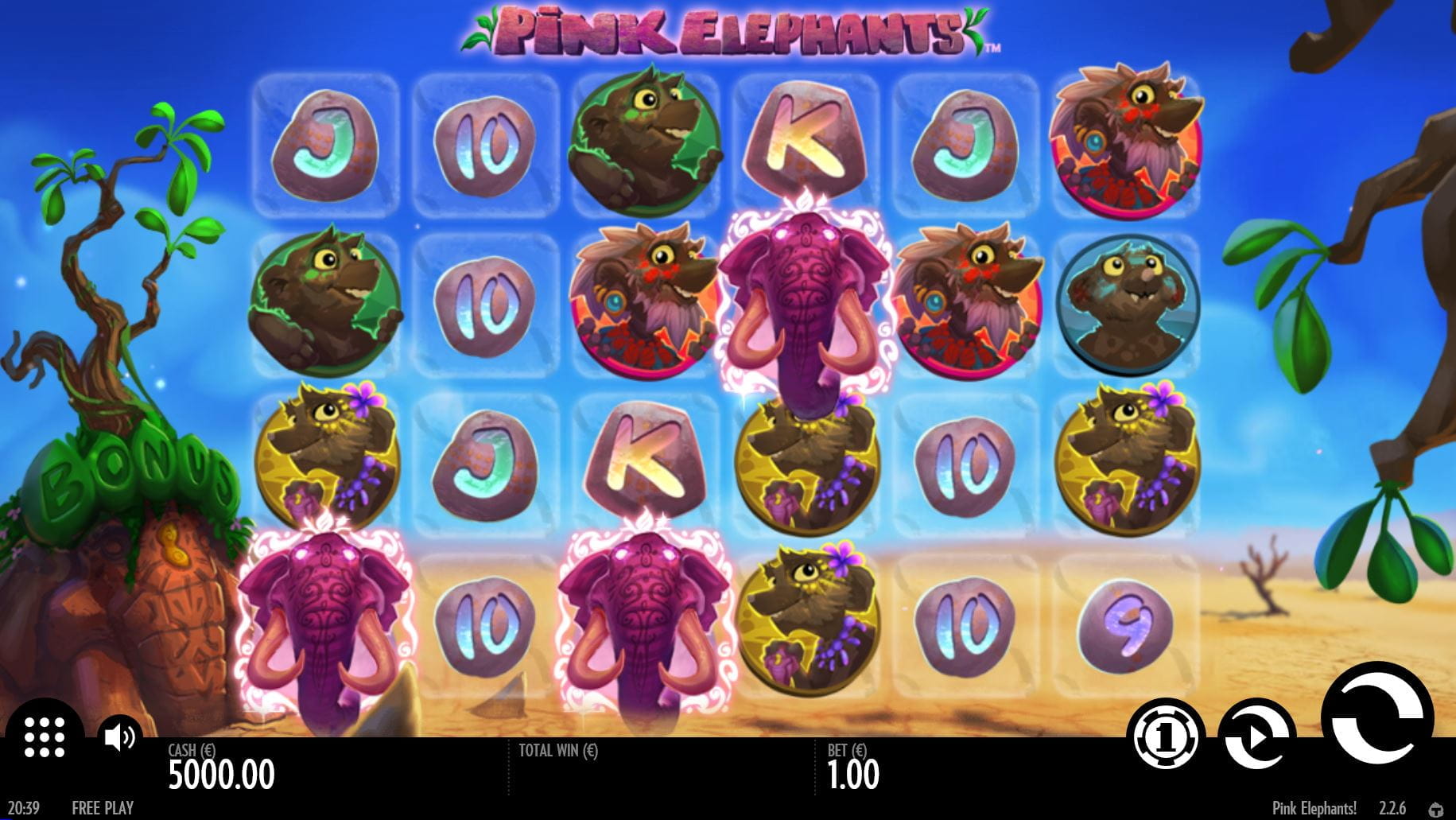 Pink Elephants Online Spielautomat