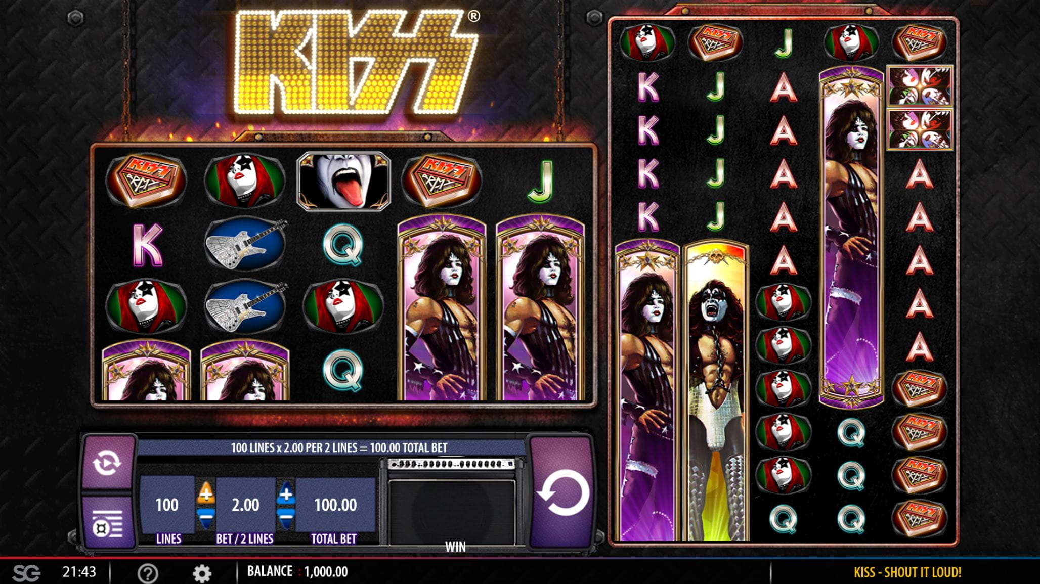 Kiss Spielautomat