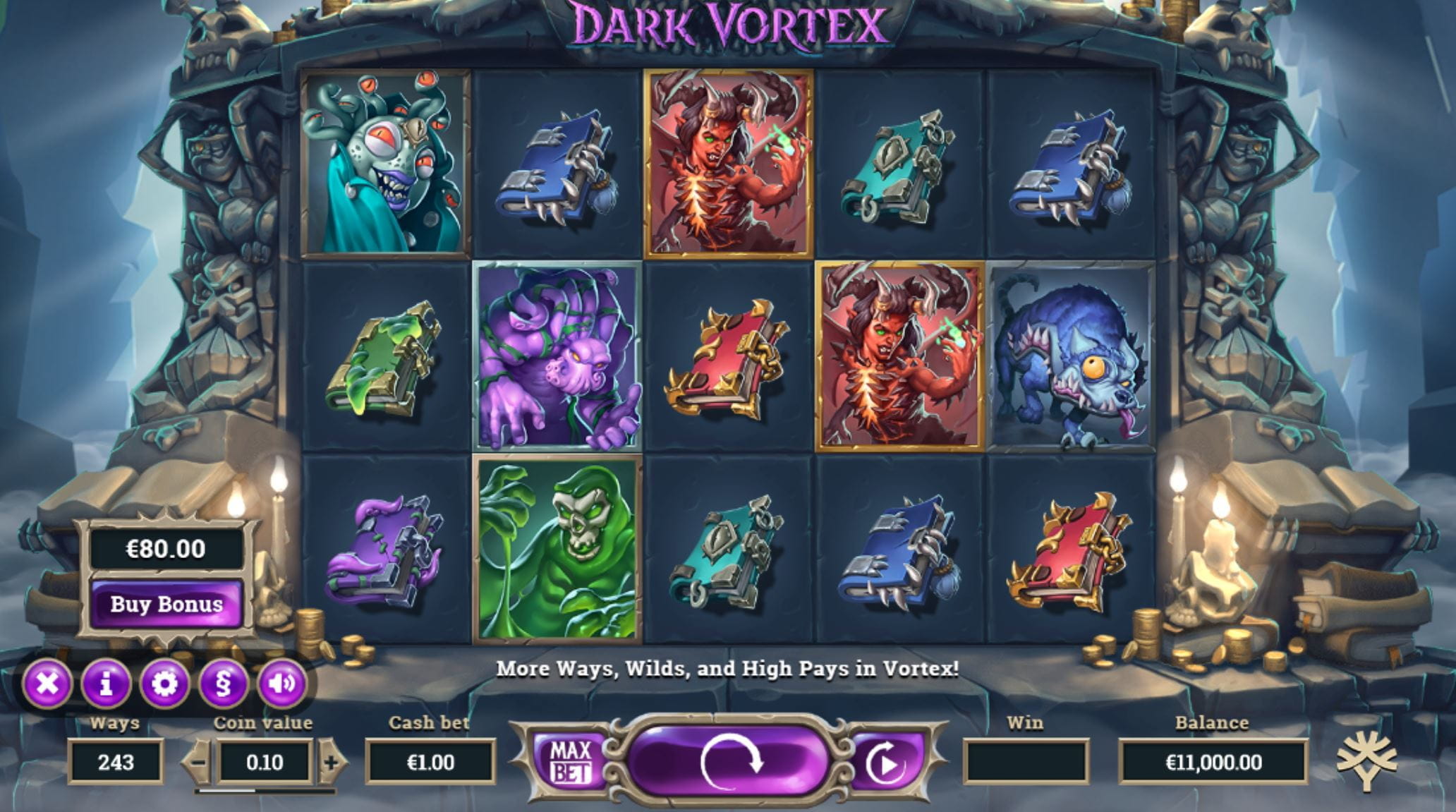 Dark Vortex Spielautomat