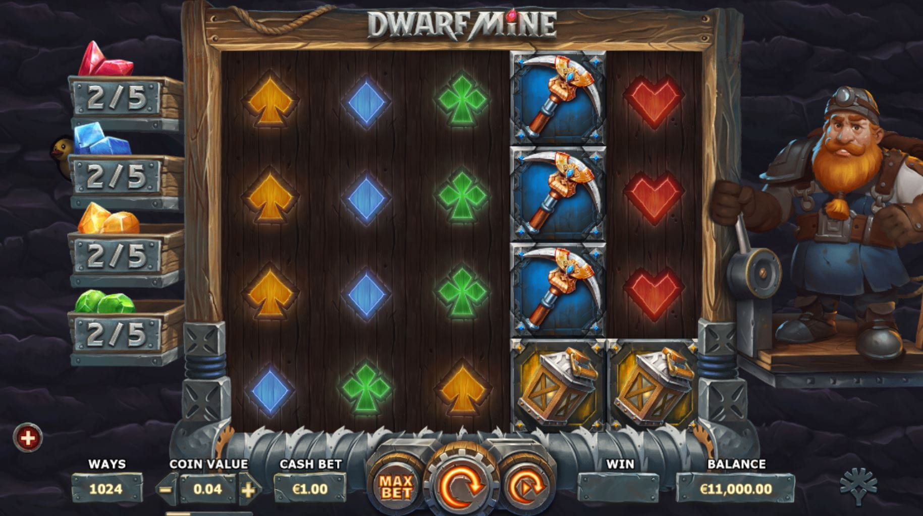 Dwarf Mine Spielautomat