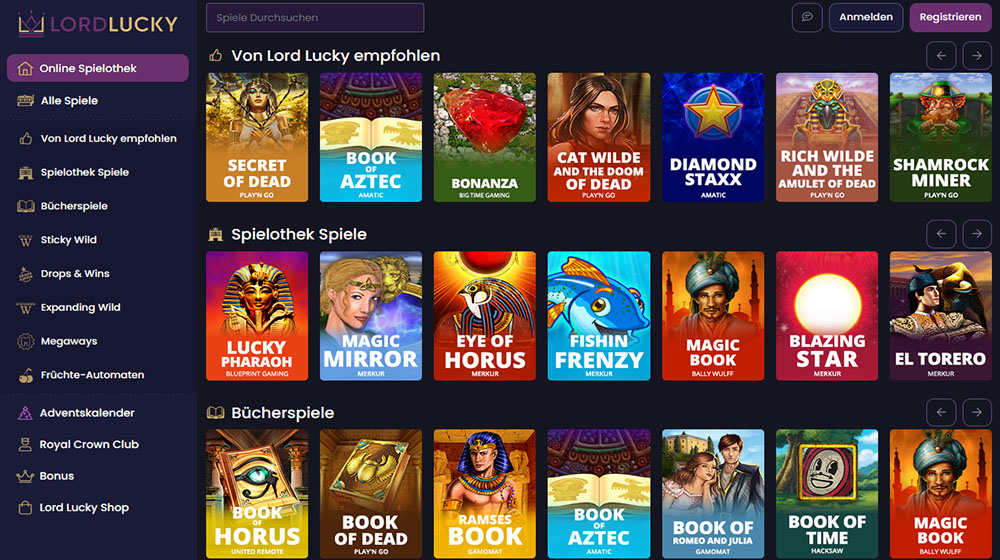 Erreichbar Bestes Casino online Spielsaal Lastschrift